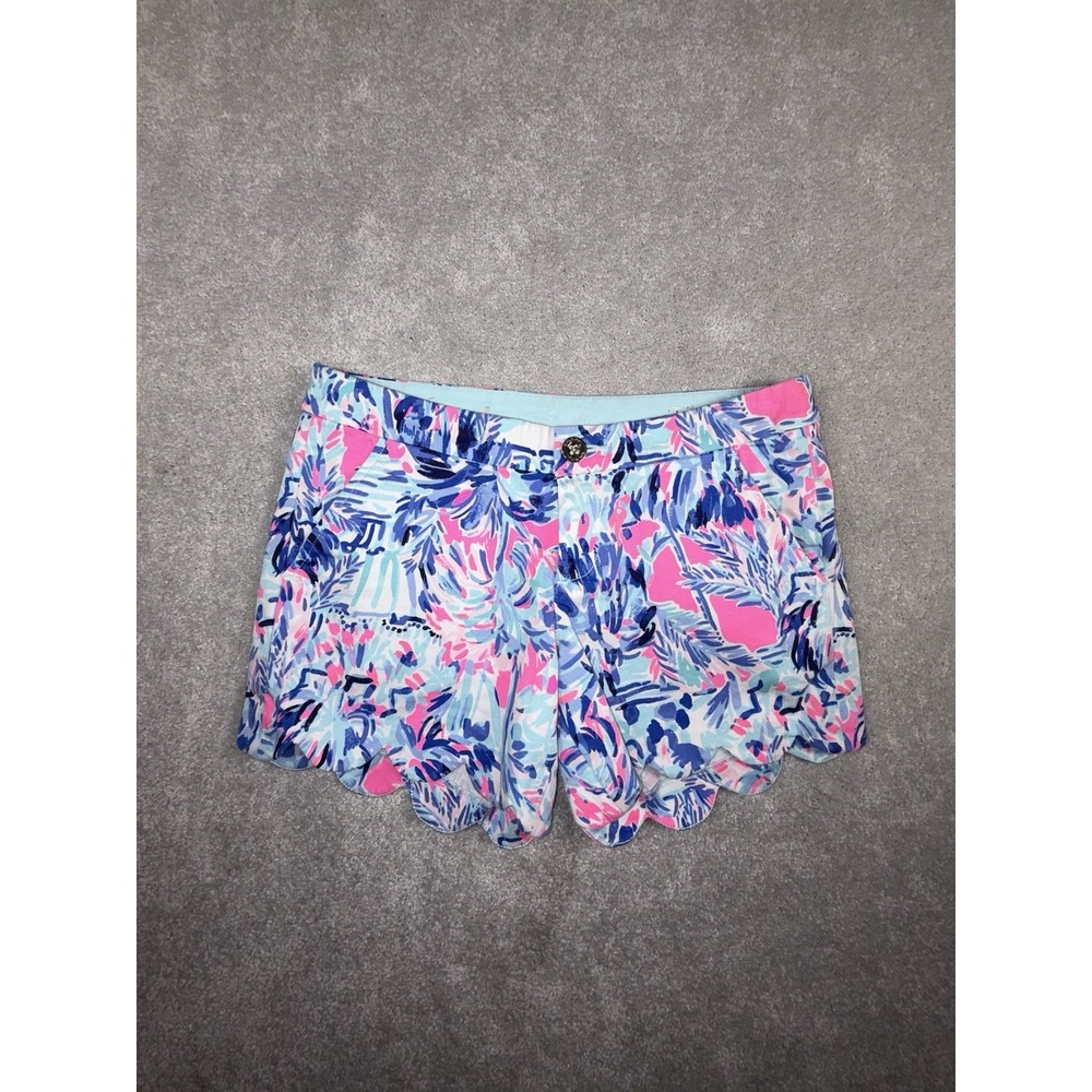 LILLY PULITZER Cabana Cocktail "The Buttercup Stretch Short" 5" Inseam Size 2